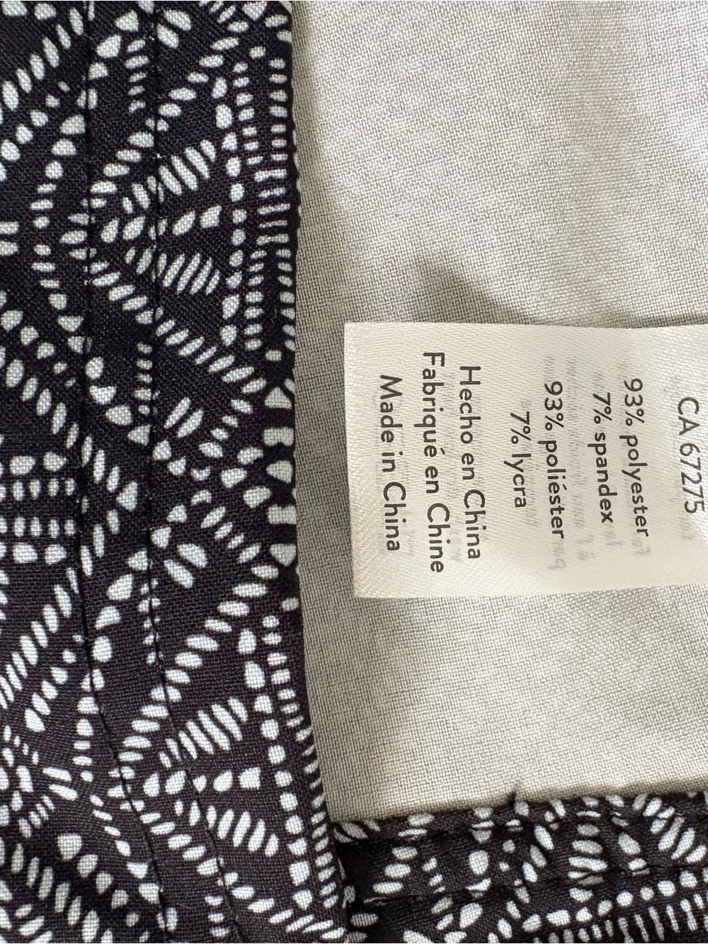 Ripskirt Hawaii Black & White Geometric Midi Wrap Skirt - Picture 5 of 5